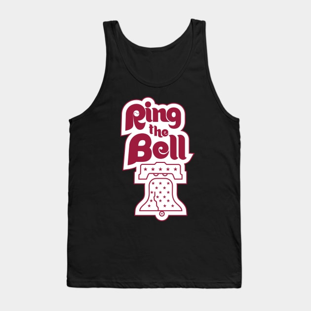 Philly Ring The Bell Philadelphia Baseball Christmas Vintage Tank Top by kim.id